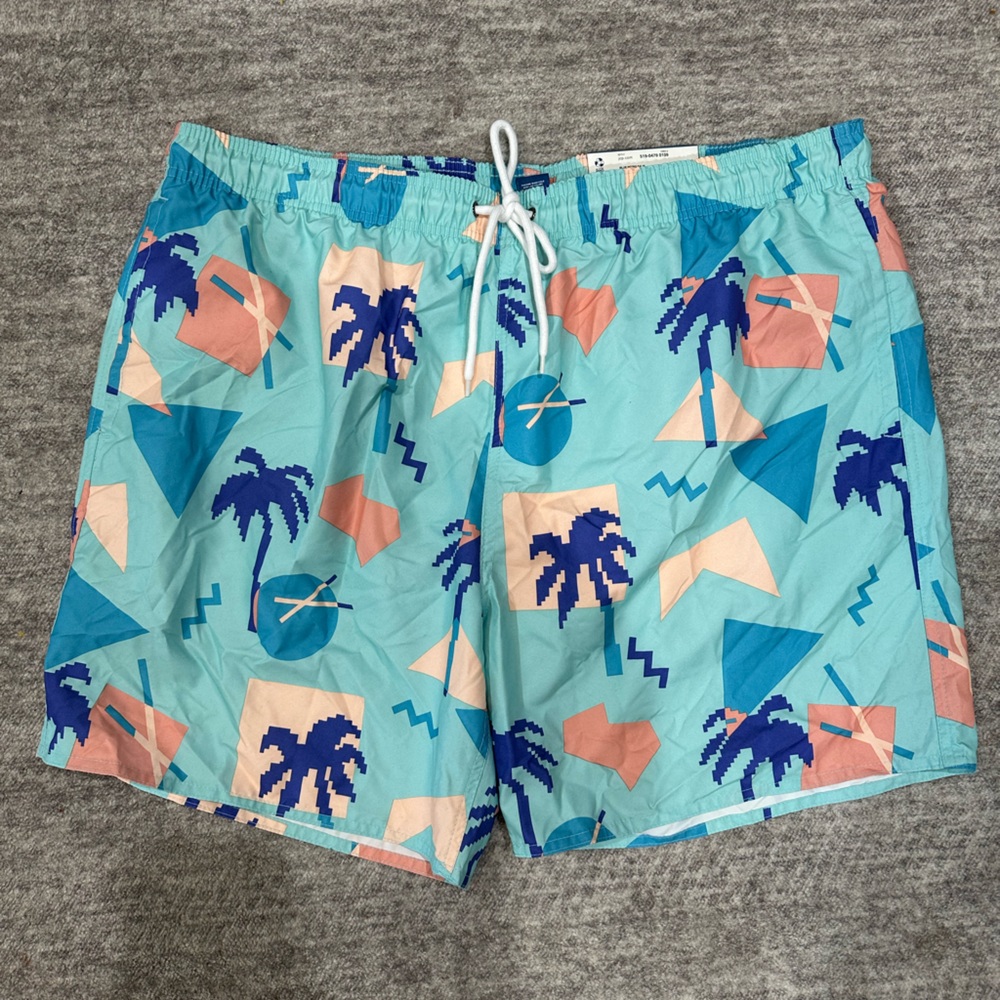 Colorful Geometric Swim Shorts